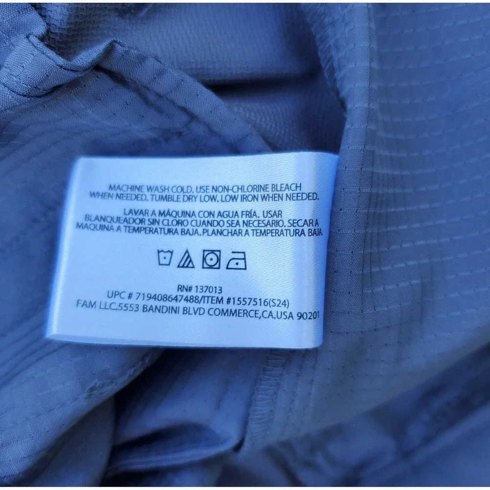 Banana Republic Core Temp Slim Fit Pants Mens 38x30 Blue Gray‎ Performance Chino